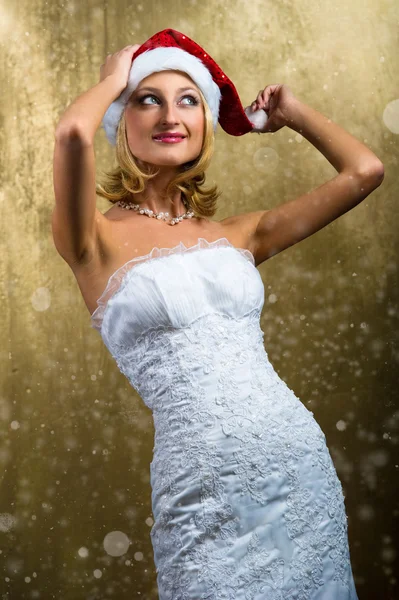 Beautiful Christmas girl — Stock Photo, Image