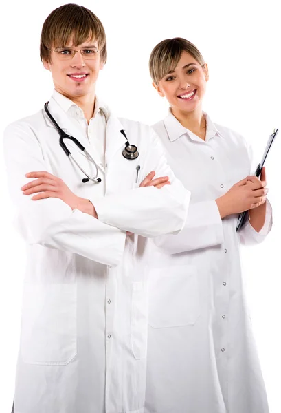 Ärzte Isoliert Auf Weißem Hintergrund — Stockfoto