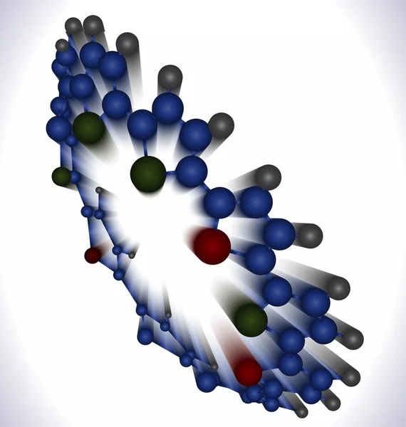 Молекули — стоковий вектор