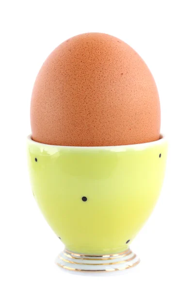 stock image egg in stand for egg isolated over white