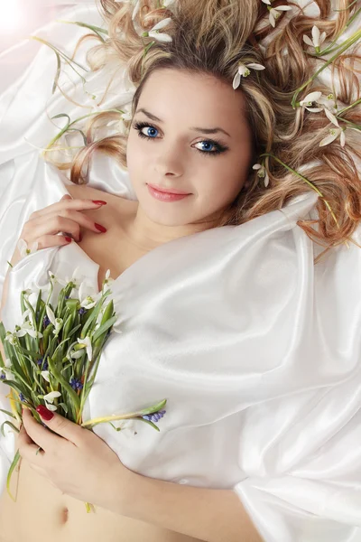 Beautiful blond — Stock Photo, Image