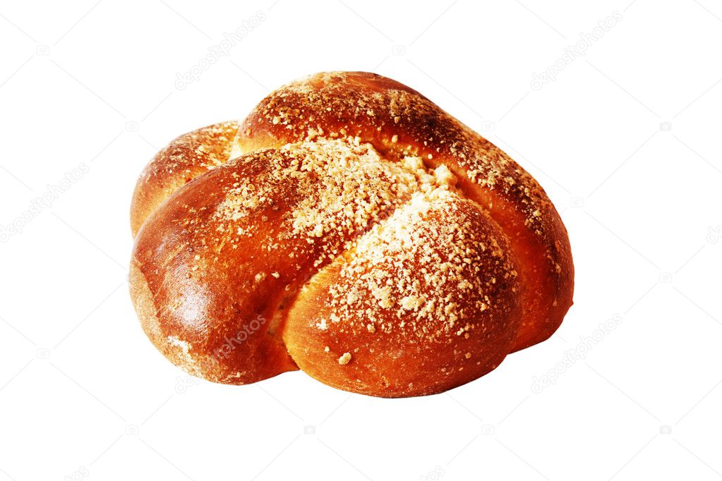 Fresh baked bread isolated