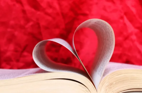 Love boek — Stockfoto
