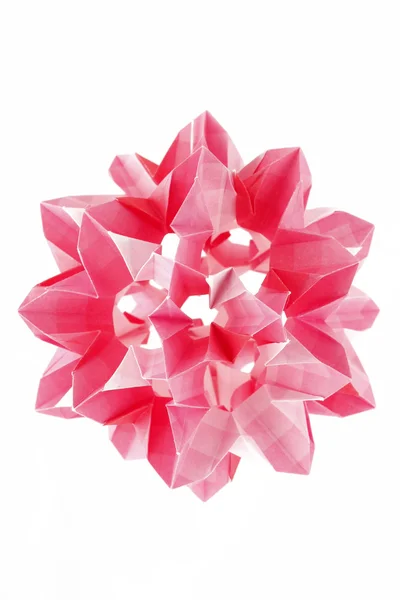 stock image Handmade Origami Kusudama paper ball