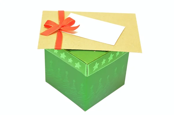Коробка для подарков — стоковое фото