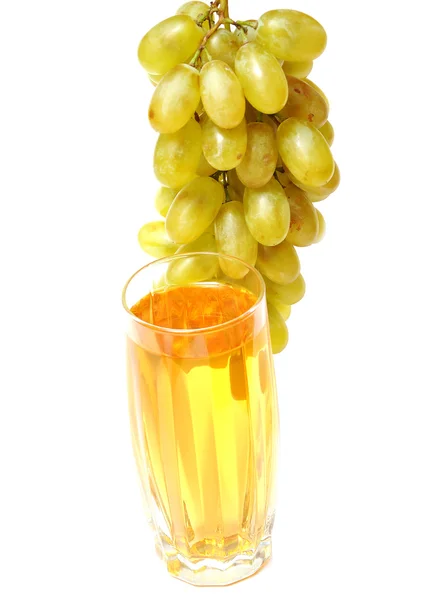 Glass with grapes juice — Stock Photo, Image