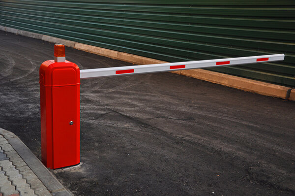 Striped automatic barrier