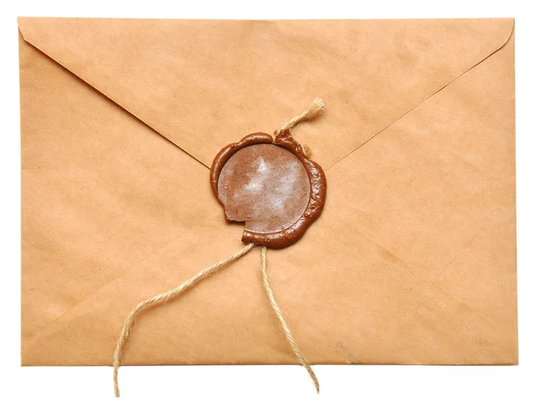 Запечатанный конверт — стоковое фото