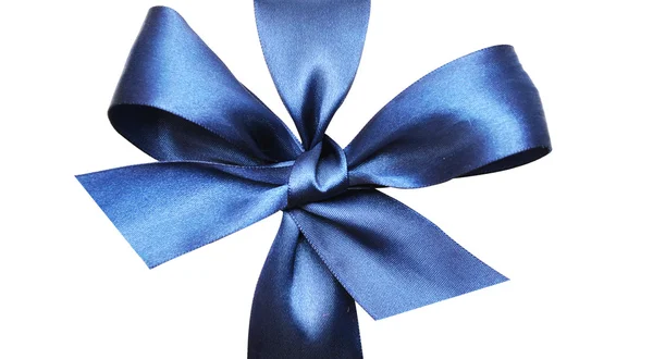 Dark blue bow — Stock Photo, Image