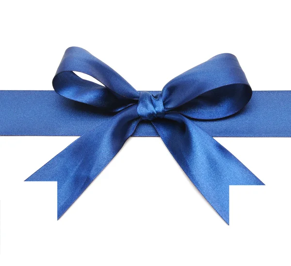 Dark blue bow — Stock Photo, Image
