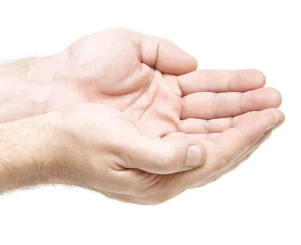 Duas palmas da mão — Fotografia de Stock
