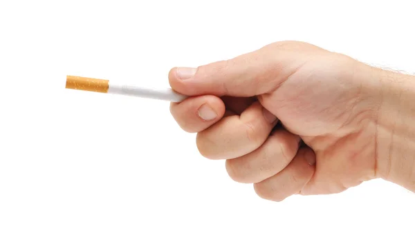 Hand ger en cigarett — Stockfoto