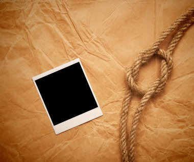 Halat ve eski fotoğraf