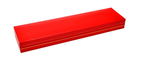 白地に赤いギフト ボックス — ストック写真
