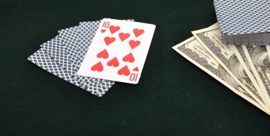 poker cardson Yeşil Keçe