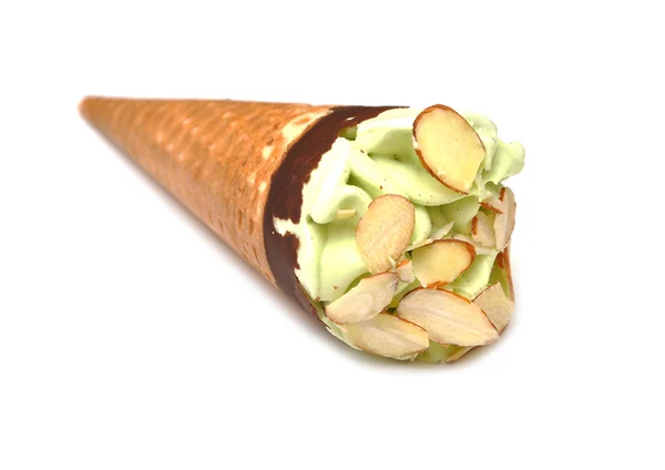Ice cream in a cone — Stock Photo, Image