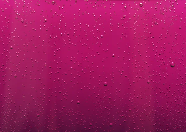 Waterdruppels op abstract rood oppervlak — Stockfoto