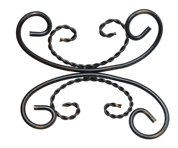 Sección de hierro forjado negro decorativo —  Fotos de Stock