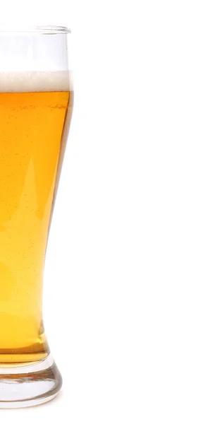 Half wheat beer in a glass — Stock Photo, Image