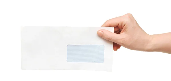 stock image Hand with the envelope