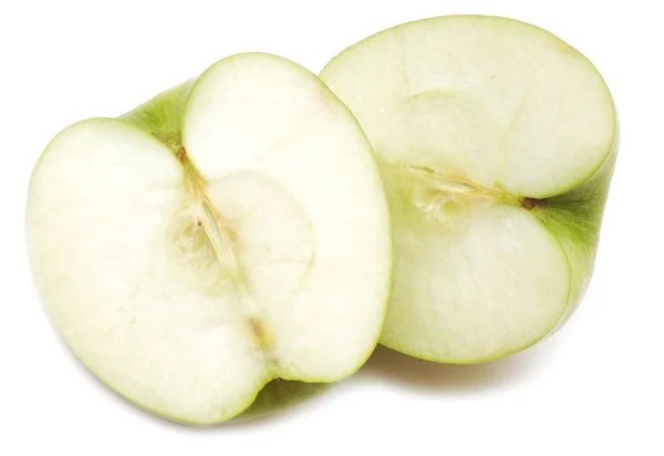 Jabłko pół — Zdjęcie stockowe