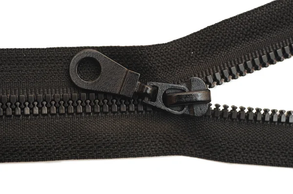 Black zipper — Stock Photo, Image