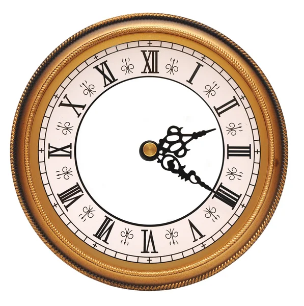 Reloj de aspecto antiguo cara —  Fotos de Stock