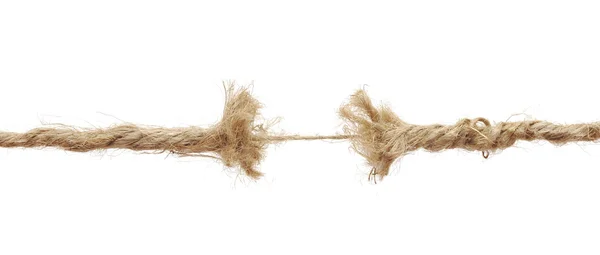 引き裂かれたロープ — ストック写真