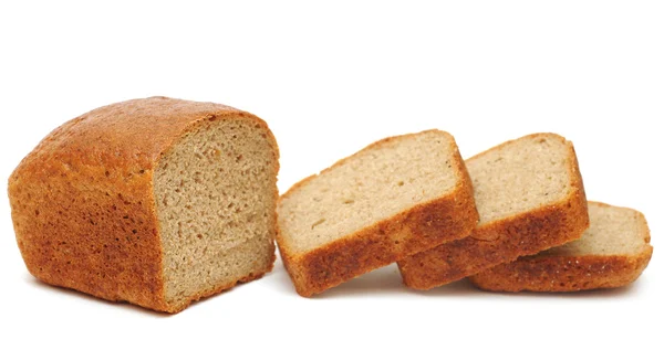 Halve tarwe brood ronde — Stockfoto