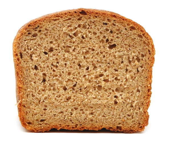 Napůl Pšeničný chléb kulatý — Stock fotografie