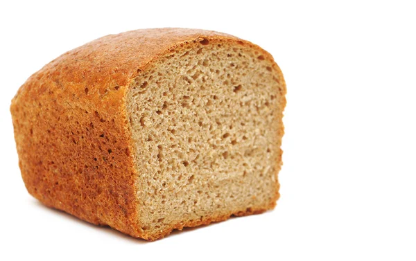ラウンド小麦パンの半分 — ストック写真