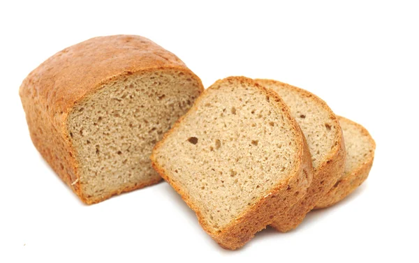 ラウンド小麦パンの半分 — ストック写真
