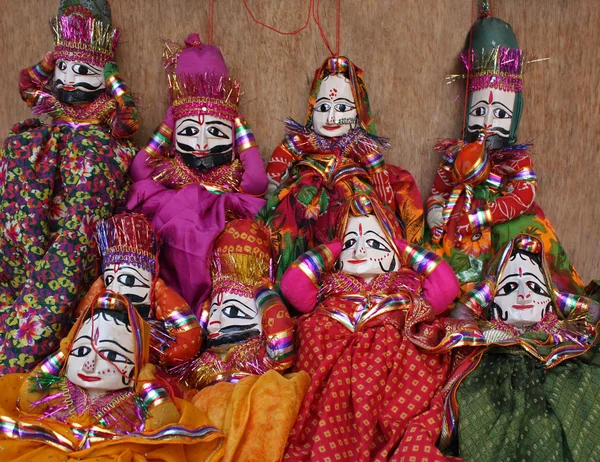 Stock image Sitting Indian puppets