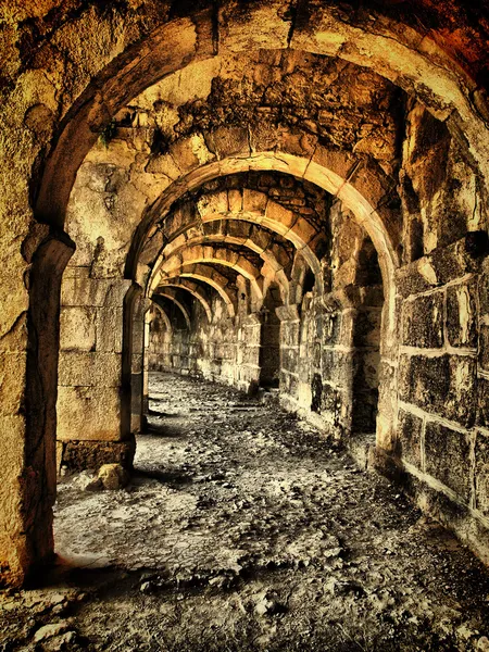 Стародавні коридор — стокове фото