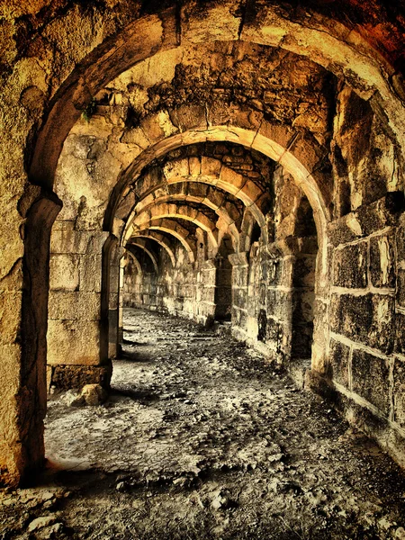 Стародавні коридор Стокове Зображення