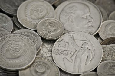 Soviet obsolete coins clipart