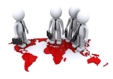 Global Team concept clipart