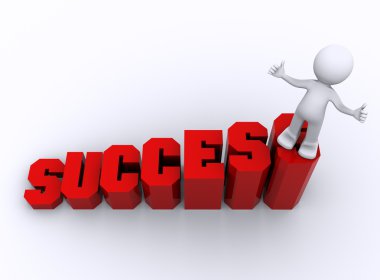 Success in business. Success in business. Business growing concept clipart