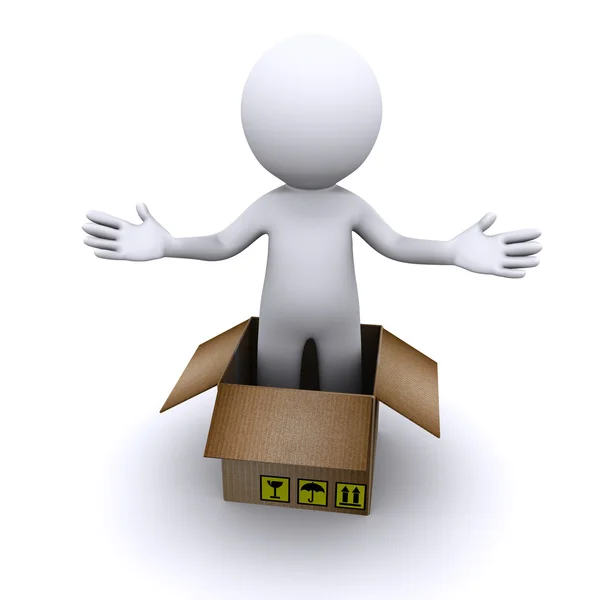 Parcel delivery begrepp — Stockfoto