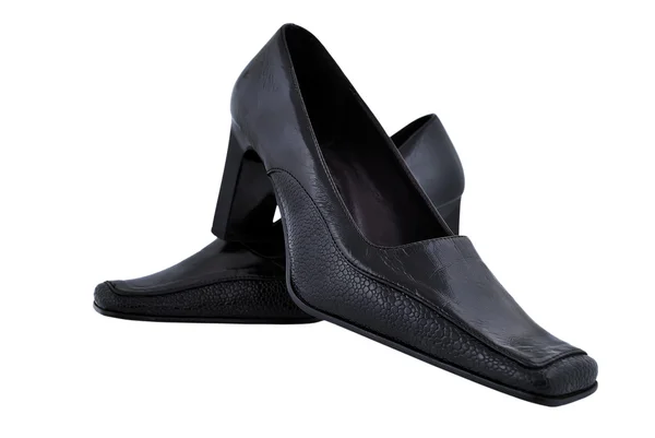 Buty czarne Panie — Zdjęcie stockowe
