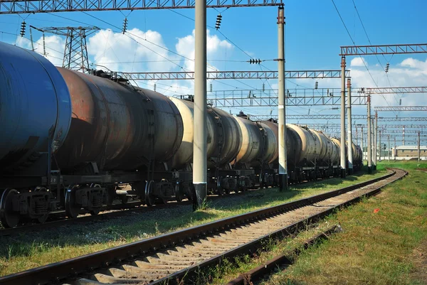 Transports tanks oil — Stock Photo, Image