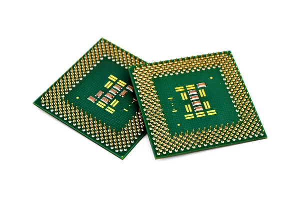 Два процессора — стоковое фото