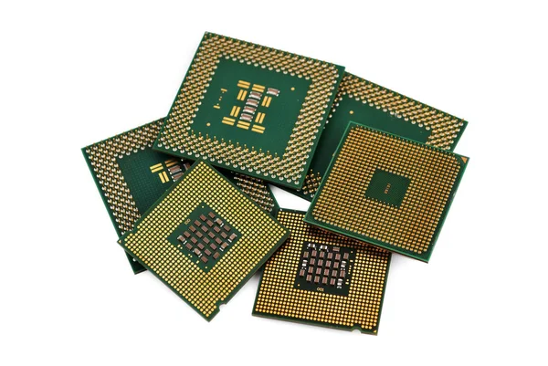 Шесть процессоров — стоковое фото