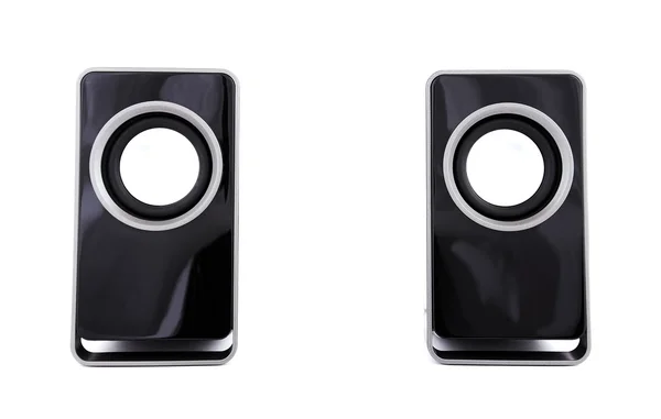 Twee luidsprekers van de computer — Stockfoto