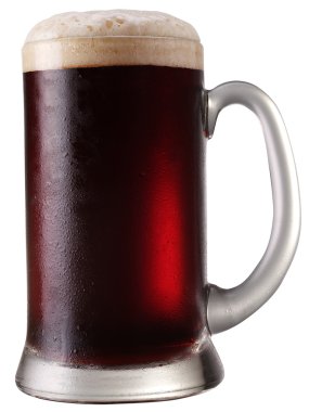 Frosty mug of beer. File contains a path to cut. clipart