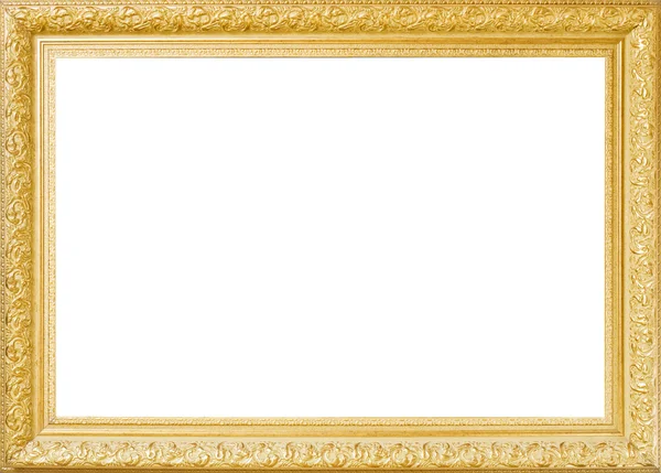 Baget old frame isolated on white — Stock Photo, Image