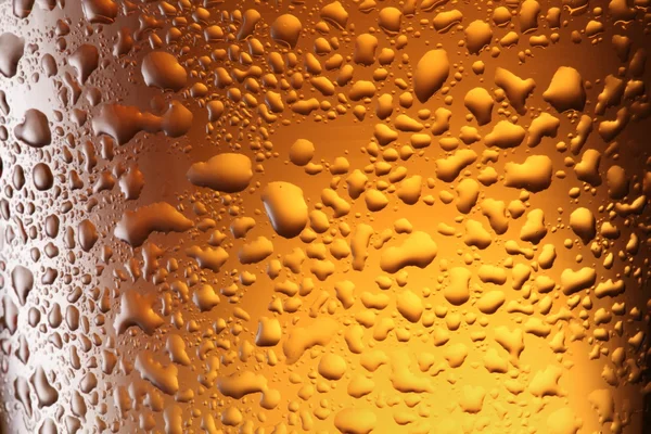 Close up shot of frosty beer glass. — Stock Photo, Image