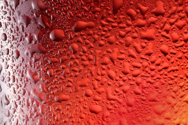 Close up tiro de vidro de cerveja gelada . — Fotografia de Stock