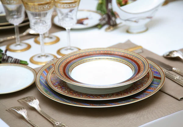 Refined table setting. — Stock Photo, Image