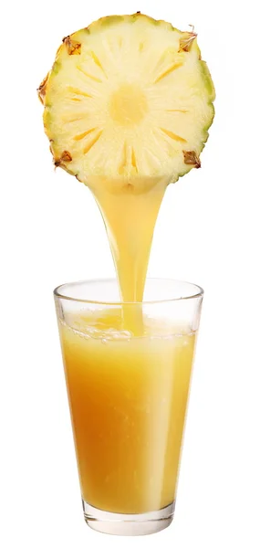 Sumo de ananás . — Fotografia de Stock